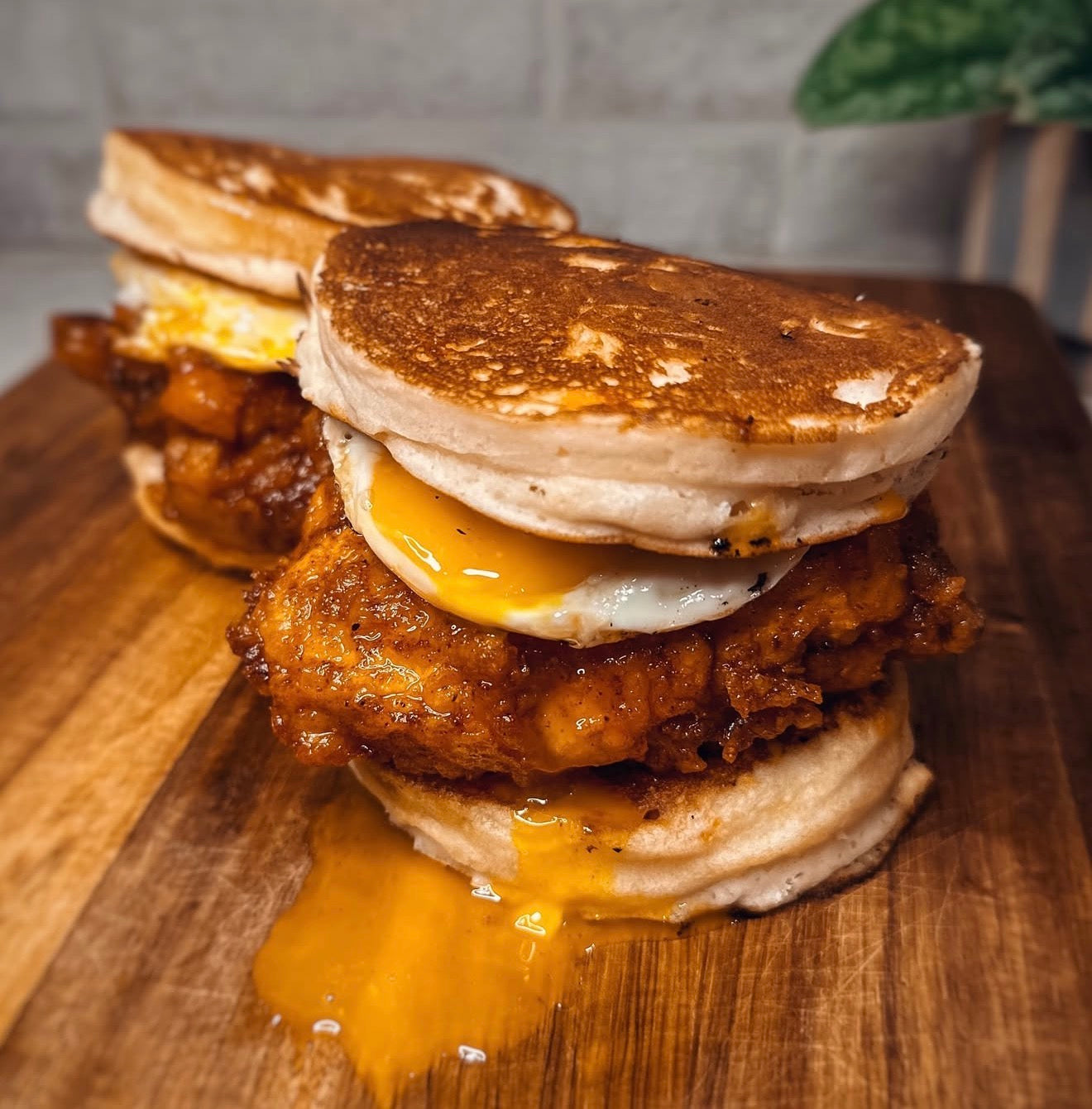 Nashville Hot Chicken "McGriddle"