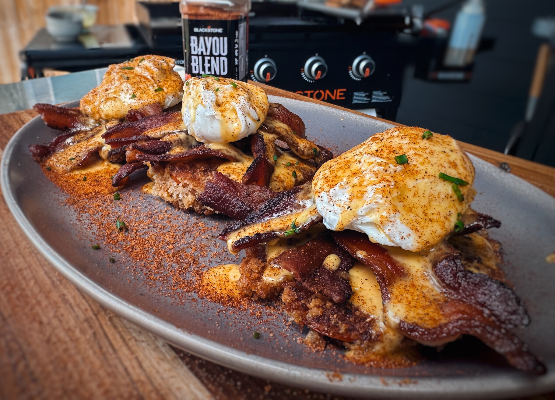 Friend Green Tomato Benedict